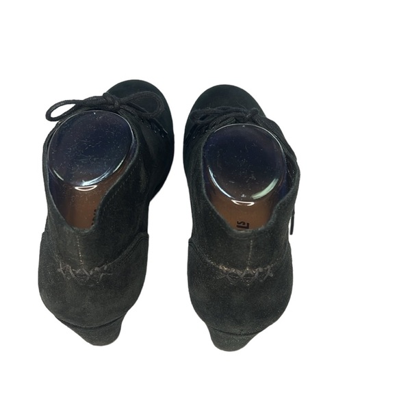 Clarks Originals Suede Wedge Boots - Picture 4 of 8